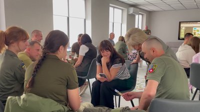 Військові психологи ОК "Захід" проходять спеціальне навчання на Рівненщині Військові психологи ОК "Захід" проходять спеціальне навчання на Рівненщині