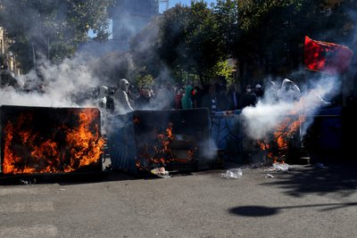 У Албанії пройшли протиурядові протести У Албанії пройшли протиурядові протести