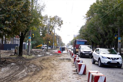 Архівне фото з ремонту вулиці Головної у Чернівцях Архівне фото з ремонту вулиці Головної у Чернівцях