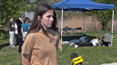 Вишкіл для старшокласників у Луцьку: молодь навчали літати на дронах і шукати вибухівку Вишкіл для старшокласників у Луцьку: молодь навчали літати на дронах і шукати вибухівку