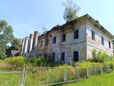 У палаці Красицьких у Володимирці на Рівненщині впав дах У палаці Красицьких у Володимирці на Рівненщині впав дах
