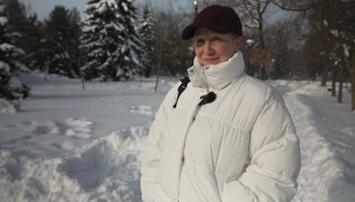 Жанна Довган, зима, парк Жанна Довган, зима, парк
