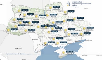 Серпень розпочнеться зі спеки: прогноз погоди в Україні на 1 серпня Серпень розпочнеться зі спеки: прогноз погоди в Україні на 1 серпня