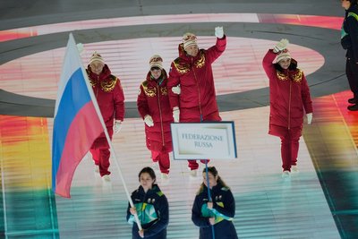 Делегація РФ на відкритті зимової Паралімпіади-2026 Делегація РФ на відкритті зимової Паралімпіади-2026