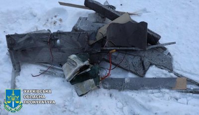 Залишки БпЛА "Молнія"