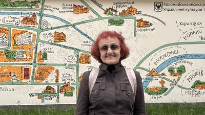 Мандрівниця, пенсіонерка Дарія Нечунаєва, Коломия