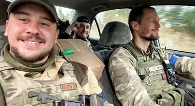 Павло з побратимами з 106 бригади ТРО брали участь в боях за Балаклію Павло з побратимами з 106 бригади ТРО брали участь в боях за Балаклію