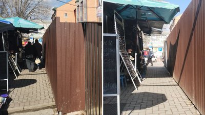 На ринку у Кропивницькому будують торгівельний павільйон. Чи обмежує будівництво прохід На ринку у Кропивницькому будують торгівельний павільйон. Чи обмежує будівництво прохід
