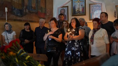 У Сумах попрощалися з військовим Богданом Баришком У Сумах попрощалися з військовим Богданом Баришком