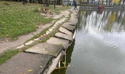 Набережна Левандівського озера Набережна Левандівського озера
