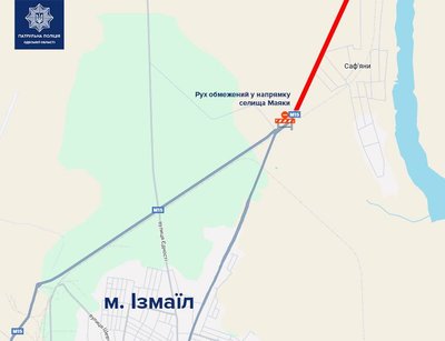 На Одещині обмежили рух транспорту через Маяки після атаки РФ: схеми перекриття На Одещині обмежили рух транспорту через Маяки після атаки РФ: схеми перекриття