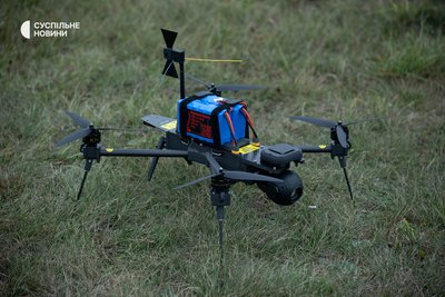 Дрон-розвідник від української компанії Frontline під час презентації Дрон-розвідник від української компанії Frontline під час презентації