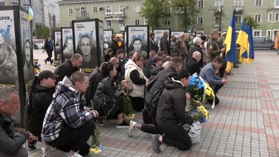 З військовим Олександром Кравчуком попрощалися у Рівному З військовим Олександром Кравчуком попрощалися у Рівному