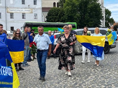 У Луцьку зустріли 24-річного військового, який провів у полоні РФ 3 роки