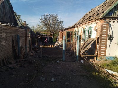 Наслідки обстрілів Донеччини 4-5 травня. Фото: Telegram/Павло Кириленко Наслідки обстрілів Донеччини 4-5 травня. Фото: Telegram/Павло Кириленко