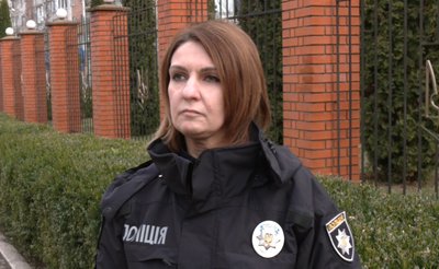 Начальниця сектору комунікації ГУ Національної поліції у Хмельницькій області Інна Глега