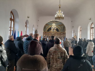 Рідні та знайомі прийшли попрощатися із воїном Сергієм Седзюхом, 25 листопада 2025 року, Хмельницький