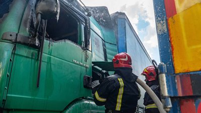 У Хмельницькому сталось займання вантажного автомобіля, 20 липня 2026 року У Хмельницькому сталось займання вантажного автомобіля, 20 липня 2026 року