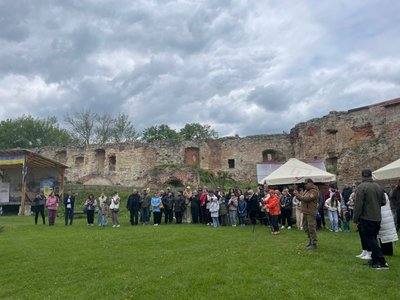 Бережанський замок, ветерани, родини бійців Бережанський замок, ветерани, родини бійців
