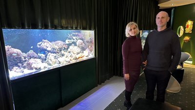 Акваріум риби співвласниця акваріума Ірина Артьомова Краматорськ Донецька область 17 січня 2025 рік