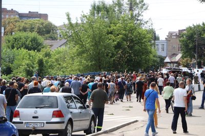 В Охтирці на Сумщині поховали військового Андрія Бублика