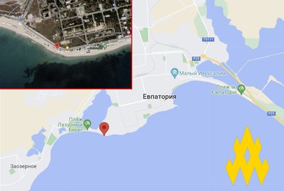 Окупанти облаштували вогневі позиції на пляжах Євпаторії — кримські партизани Окупанти облаштували вогневі позиції на пляжах Євпаторії — кримські партизани