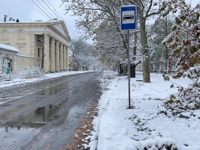 У Херсоні випав перший сніг У Херсоні випав перший сніг
