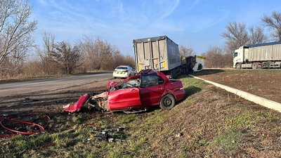 На Миколаївщині в аварії загинув водій На Миколаївщині в аварії загинув водій