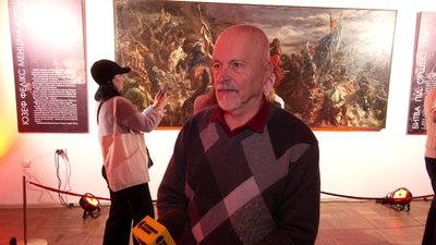 Відреставровану картину "Битва під Оршею" презентували у Рівненському обласному краєзнавчому музеї
