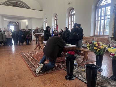Прощання із захисником України Русланом Лучаком Прощання із захисником України Русланом Лучаком
