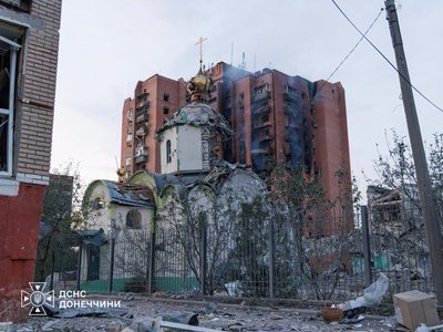 Один з ударів РФ 22 вересня пошкодив храм у Краматорську: фото руйнувань Один з ударів РФ 22 вересня пошкодив храм у Краматорську: фото руйнувань
