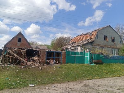 Наслідки російського удару по Рясному Золочівської громади, 13 травня 2026 року Наслідки російського удару по Рясному Золочівської громади, 13 травня 2026 року