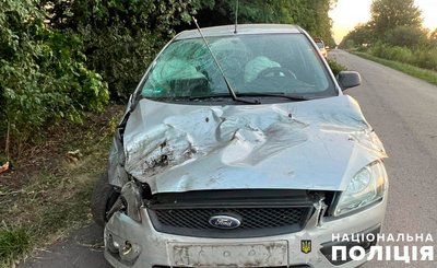 На Полтавщині автомобіль з'їхав у кювет та перекинувся: хто травмувався На Полтавщині автомобіль з'їхав у кювет та перекинувся: хто травмувався