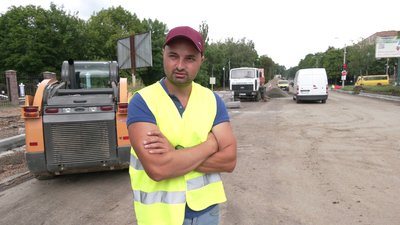 Представник підрядника Ігор Гончарук