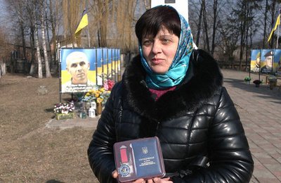 Ірина - дружина командира відділення 107 бригади тероборони Віктора Пірога Ірина - дружина командира відділення 107 бригади тероборони Віктора Пірога