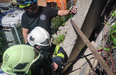 Рятувальники Хмельниччини у Німеччині навчаються шукати людей під завалами Рятувальники Хмельниччини у Німеччині навчаються шукати людей під завалами