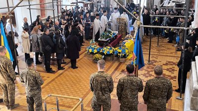 Прощання з Назарієм Дунаєм у Луцьку Прощання з Назарієм Дунаєм у Луцьку
