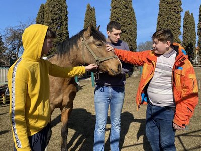 Заняття з іпотерапії: у Кам’янці-Подільському створять контактний центр для спілкування дітей із тваринами