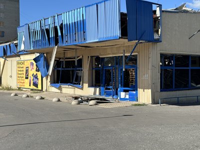 Зруйнований супермаркет Селидове Донецька область 14 серпня 2024 рік Зруйнований супермаркет Селидове Донецька область 14 серпня 2024 рік