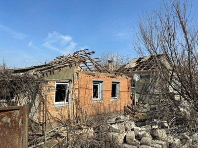 Наслідки обстрілів Донеччини 25 березня. Фото: Telegram / Павло Кириленко Наслідки обстрілів Донеччини 25 березня. Фото: Telegram / Павло Кириленко