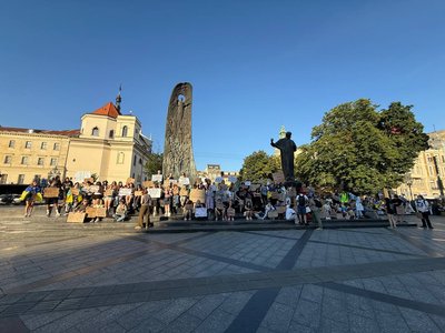 Акція протесту проти закону щодо НАБУ та САП у Львові, 24 липня 2025 Акція протесту проти закону щодо НАБУ та САП у Львові, 24 липня 2025