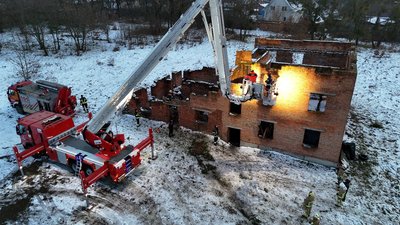 Рятувальники Вінниччини та Польщі провели навчання з порятунку людей під завалами