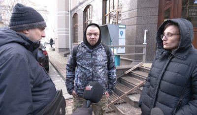 Заступниця директора підприємства CityCard Інна Артемчук — акція незрячих у Луцьку Заступниця директора підприємства CityCard Інна Артемчук — акція незрячих у Луцьку