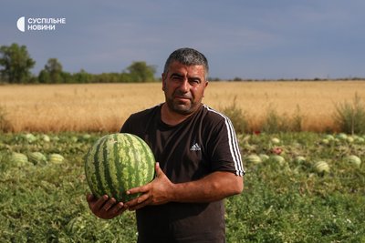 Махамад Нісалов відповідає у господарстві "Роксолана" на Білозерщині за вирощування кавунів