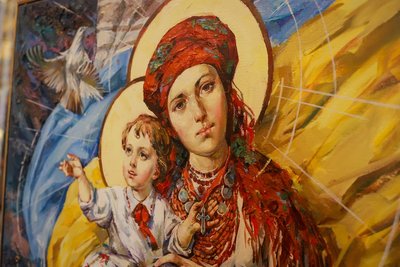 "Молитва за Україну": вінницький художник презентував у Лаврі мистецький проєкт "Молитва за Україну": вінницький художник презентував у Лаврі мистецький проєкт