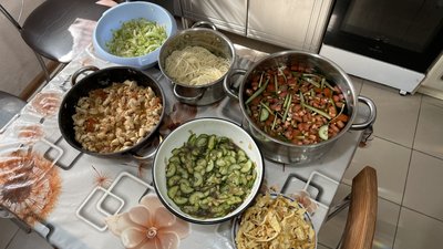 Інгредієнти для приготування кукси Інгредієнти для приготування кукси