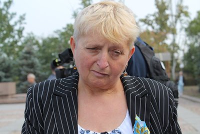 Мати загиблого захисника України Ольга Платонова, 1 жовтня 2024 року Мати загиблого захисника України Ольга Платонова, 1 жовтня 2024 року