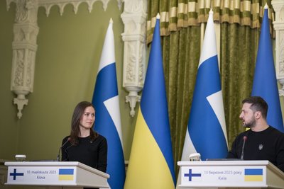 Президент Володимир Зеленський зустрівся з прем'єр-міністеркою Фінляндії Санною Марін Президент Володимир Зеленський зустрівся з прем'єр-міністеркою Фінляндії Санною Марін