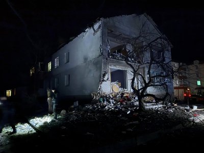 Пошкоджені будинки у с. Сад Пошкоджені будинки у с. Сад