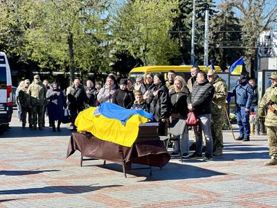 З військовим Андрієм Головченком попрощалися у Рівному З військовим Андрієм Головченком попрощалися у Рівному